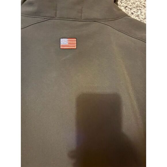 Vantage Men's XL Black Windbreaker Jacket Casual Fall Zip-Up - Picture 5 of 10